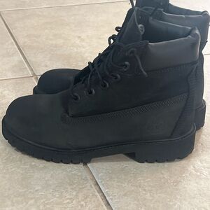 Kids Black Boots